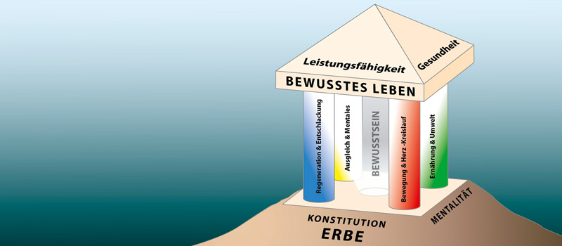 Säulen der persönlichen Leistungsfähigkeit